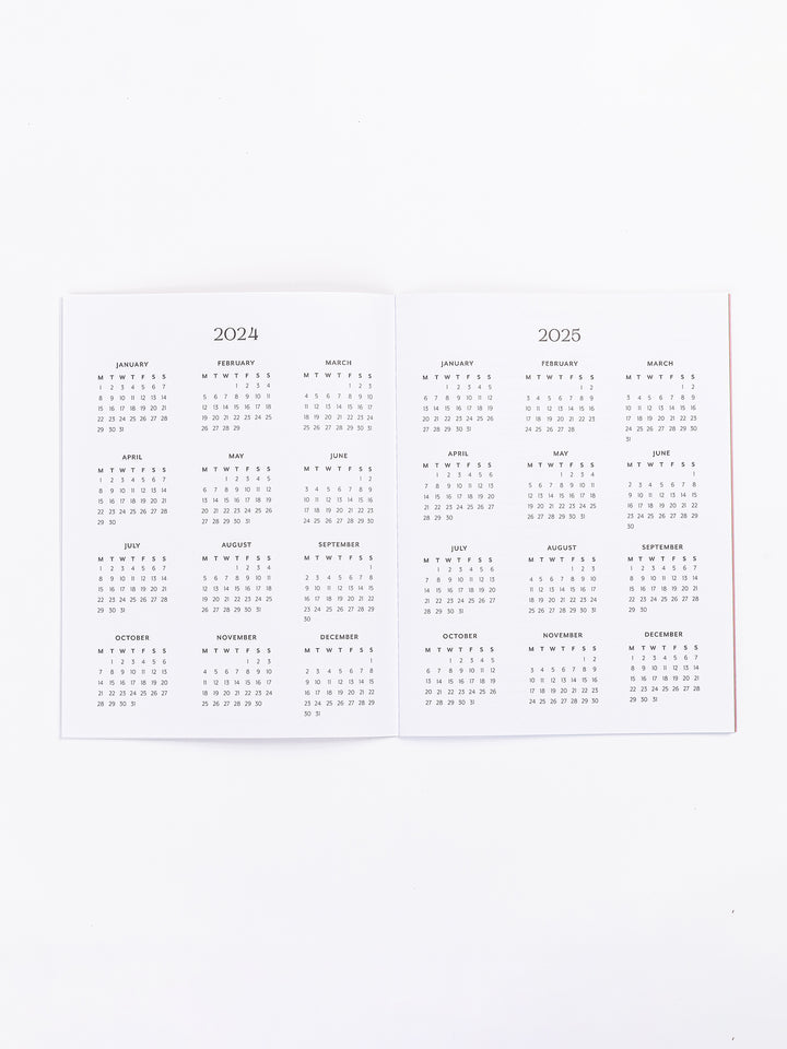 2024-25 Large Monthly Acaedemic Planner | Drop By Drop