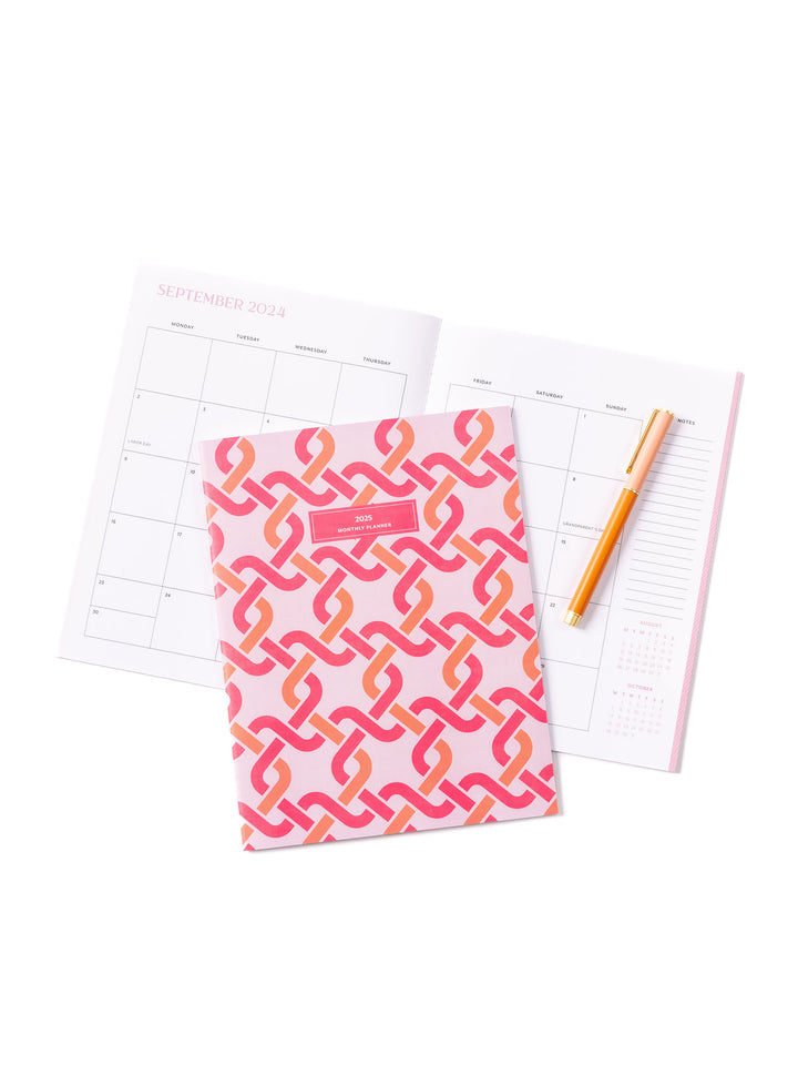 2025 Large Monthly Planner | Pink Mingle