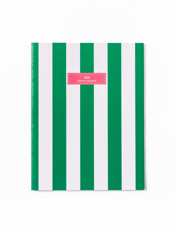 2025 Large Monthly Planner | Cabana Green